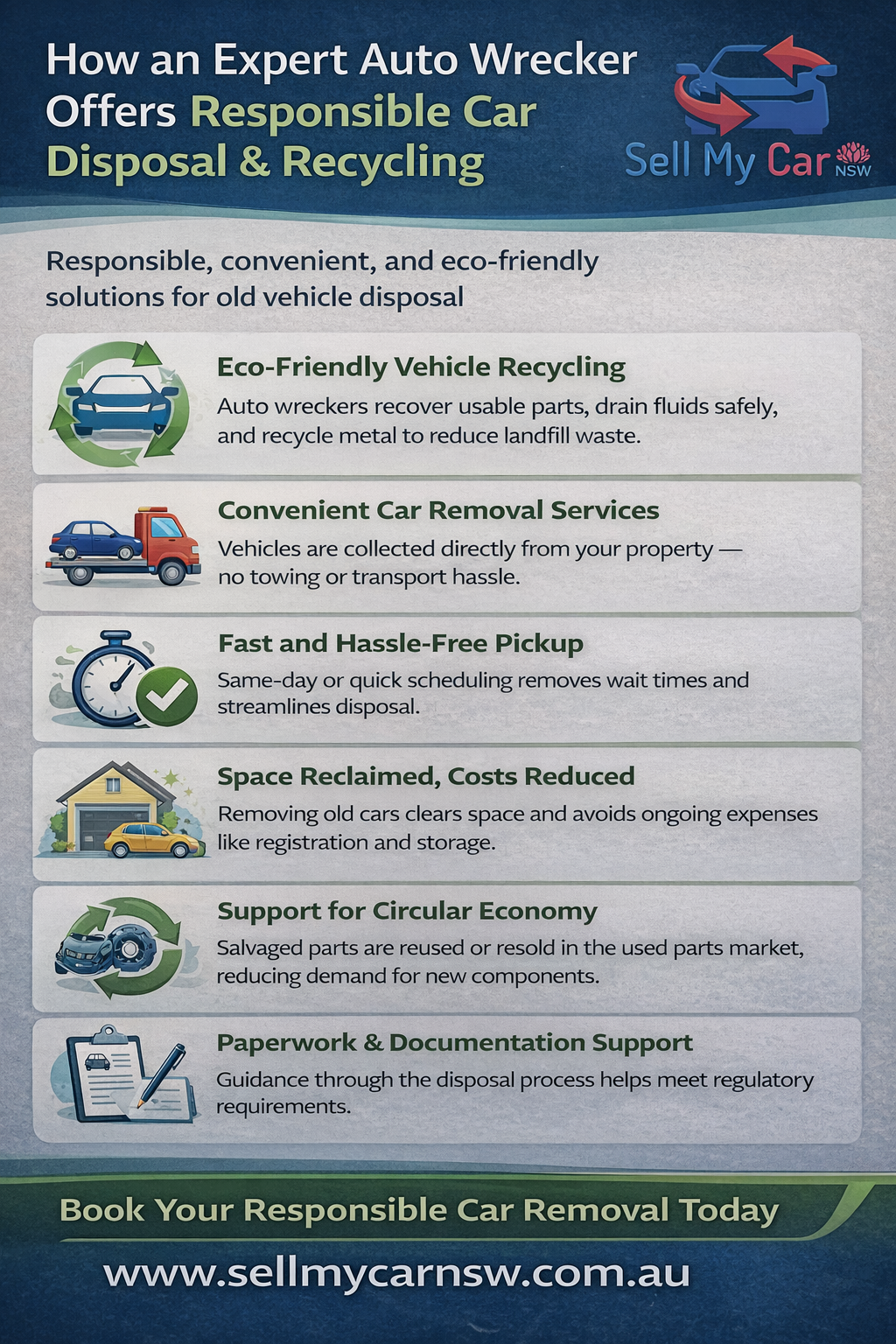 Responsible car disposal and recycling guide